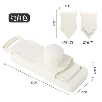 Multi-Function Vegetable Cutter–Adjustable Mandoline Slicer & Shredder, Kitchen Food Chopper Tool (1–5mm Thickness)