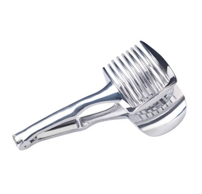 Lemon Slicer Cutter–Stainless Steel Fruit Slicer for Lemon, Lime & Tomato, Kitchen Prep Tool