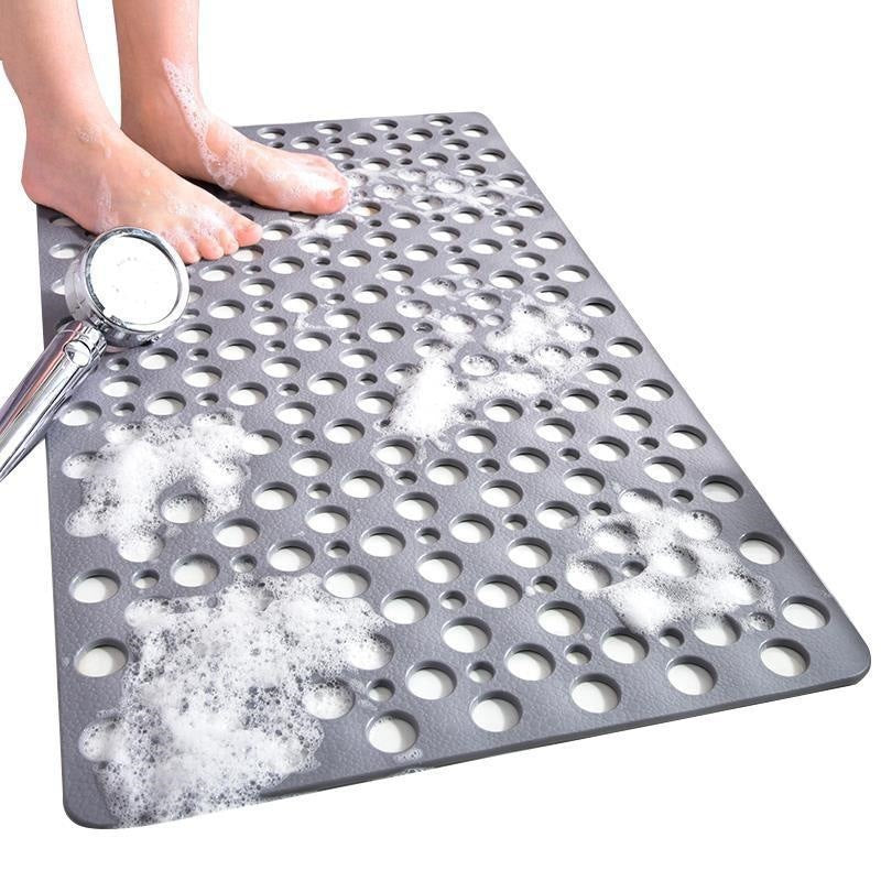 Non-Slip TPE Bath Mat - Quick Dry Suction Shower Floor Mat