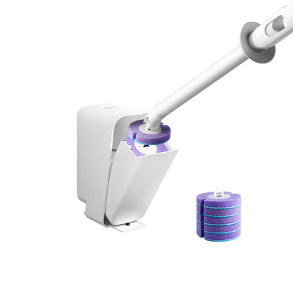 Disposable Toilet Brush Set-Replaceable Head Toilet Cleaning Brush-Hygienic No-Touch Bathroom Cleaner