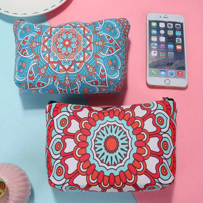 Vintage PU Cosmetic Bag–Waterproof Travel Makeup Organiser & Toiletry Storage Case