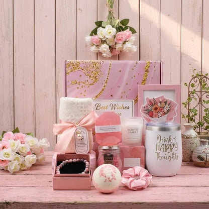 Luxury Spa Gift Basket For Women–Self Care Gift Set For Birthdays, Mother's Day & Special Occasions