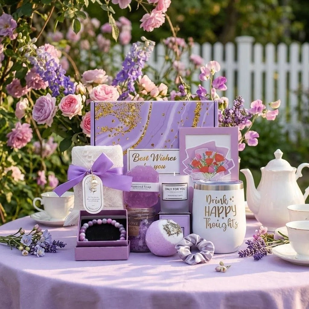 Luxury Spa Gift Basket For Women–Self Care Gift Set For Birthdays, Mother's Day & Special Occasions