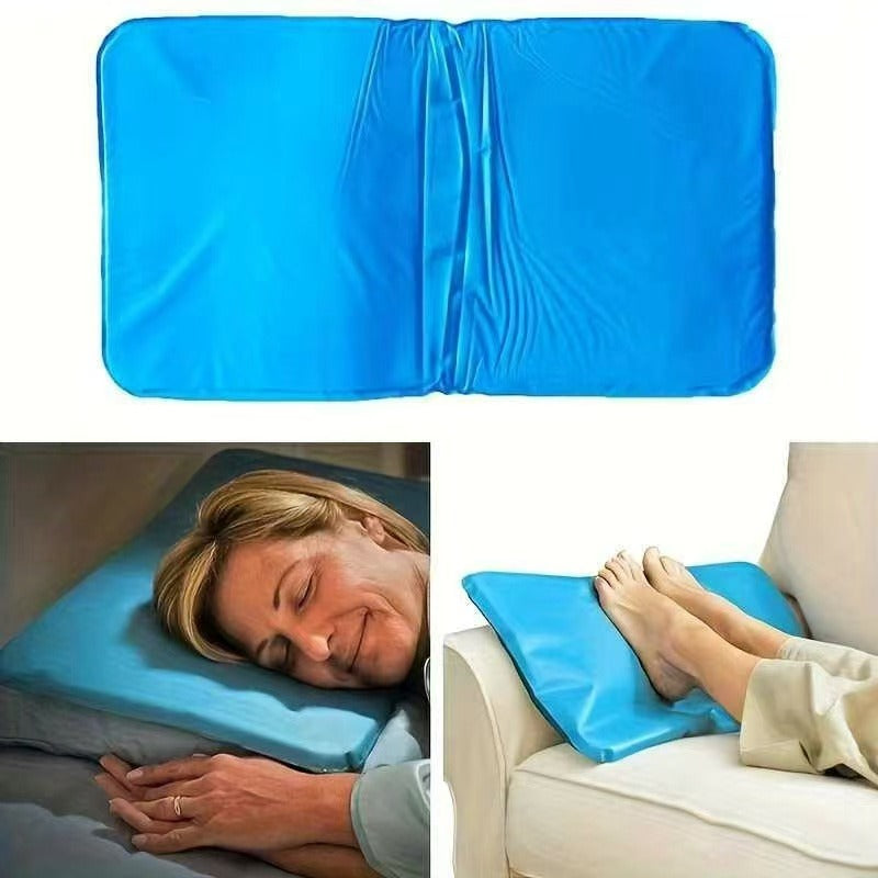 Cooling Gel Pillow Pad–Summer Chillow Sleep Cushion, Heat Relief Pillow Insert for Bed & Nap Cooling Comfort