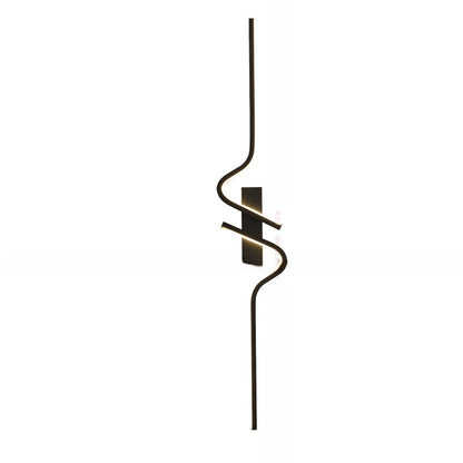 Modern Wave LED Wall Light–Minimalist Aluminium Wall Sconce