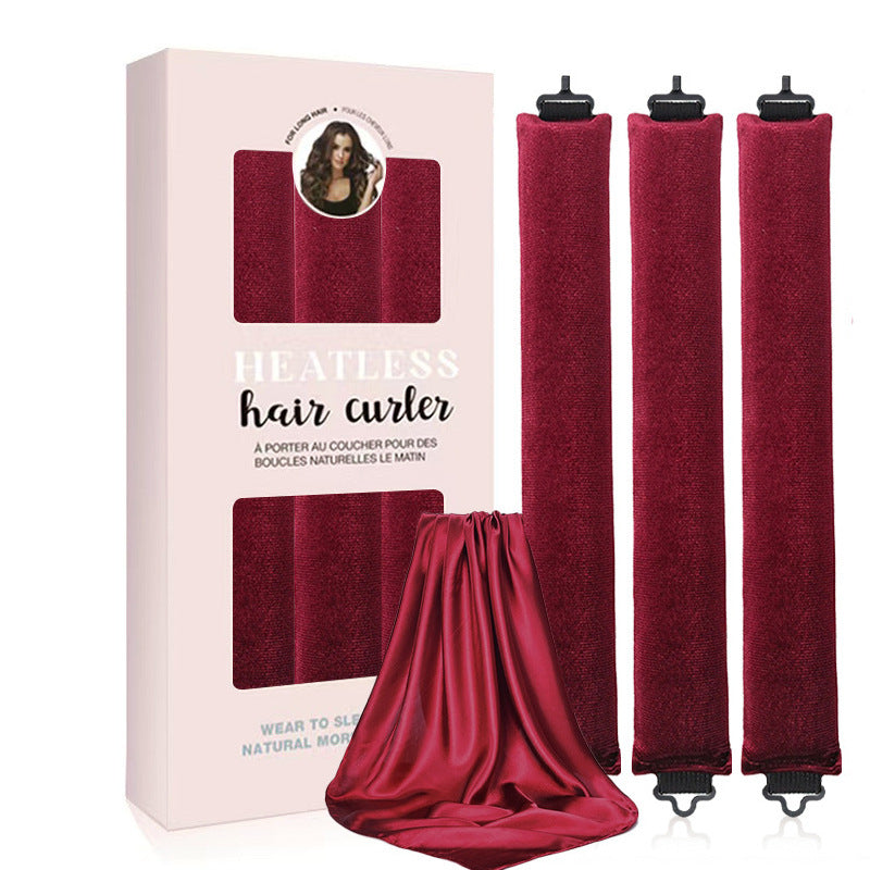 Heatless Curling Rod Set–Overnight Hair Curling Kit For Soft Natural Waves