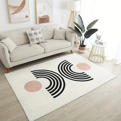 Modern Cashmere Floor Mat–Soft Rectangle Area Rug for Bedroom, Bathroom & Living Room Décor