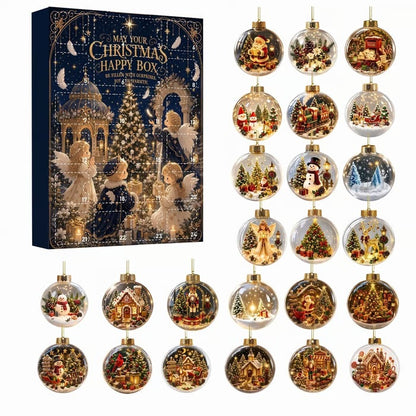 Christmas Acrylic Decorations Blind Box - 3mm Festive Santa, Gnome & Snowman Collectible Ornaments