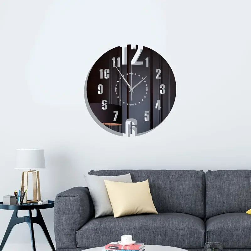 Creative Acrylic DIY Wall Clock–Modern Silent Frameless Wall Décor