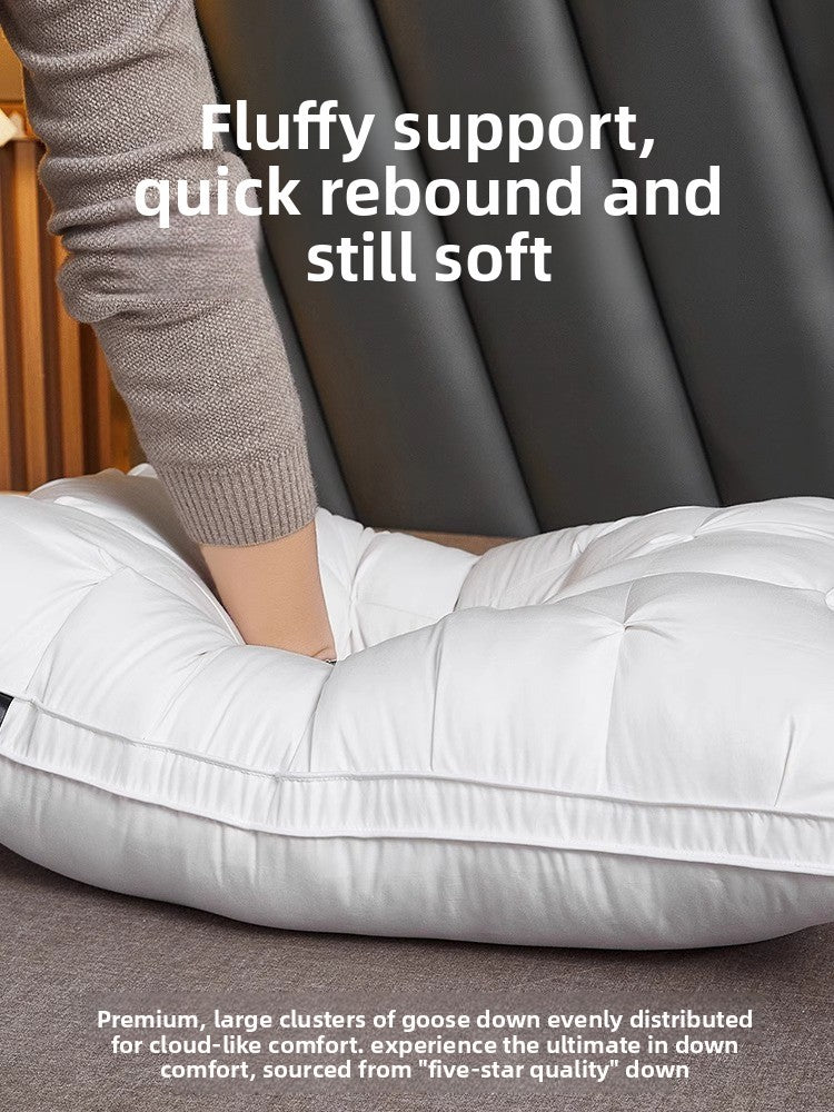 Luxury Goose Down Pillow 95%–Hotel Premium Collection Superior Support Pillow