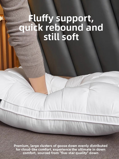 Luxury Goose Down Pillow 95%–Hotel Premium Collection Superior Support Pillow