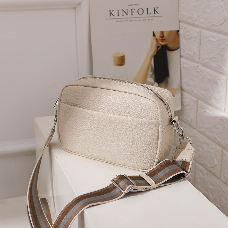 Women's Solid Colour Crossbody Bag–Fashion Messenger Bag, Shoulder Bag & Everyday Handbag