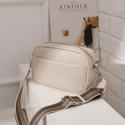 Women's Solid Colour Crossbody Bag–Fashion Messenger Bag, Shoulder Bag & Everyday Handbag