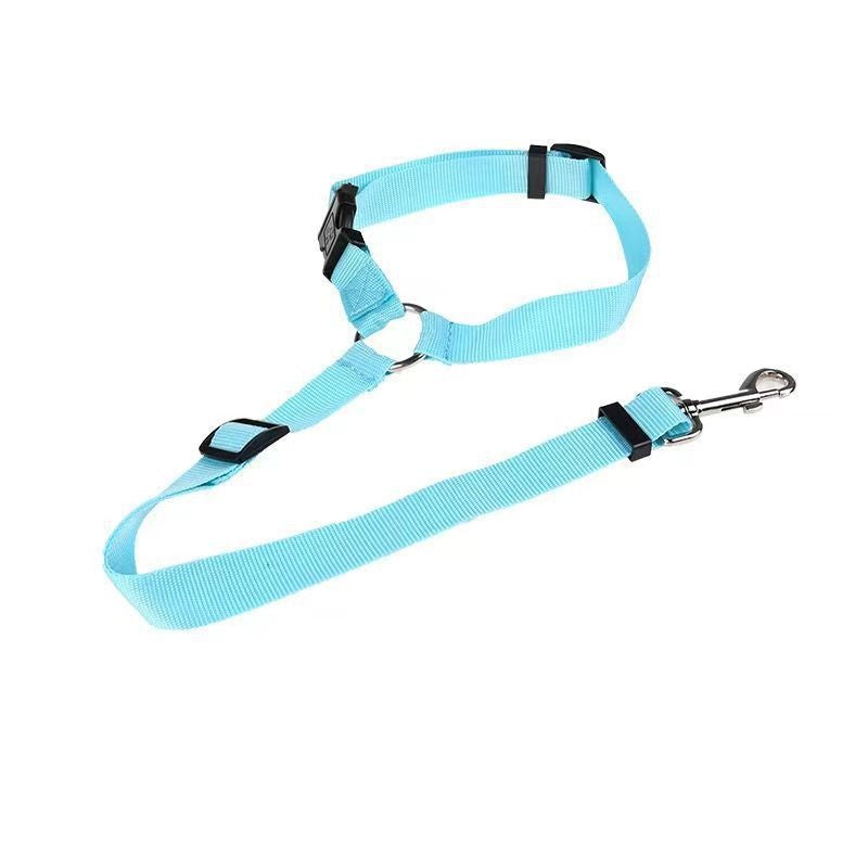 Adjustable Pet Car Safety Seat Belt – Headrest Dog & Cat Travel Restraint