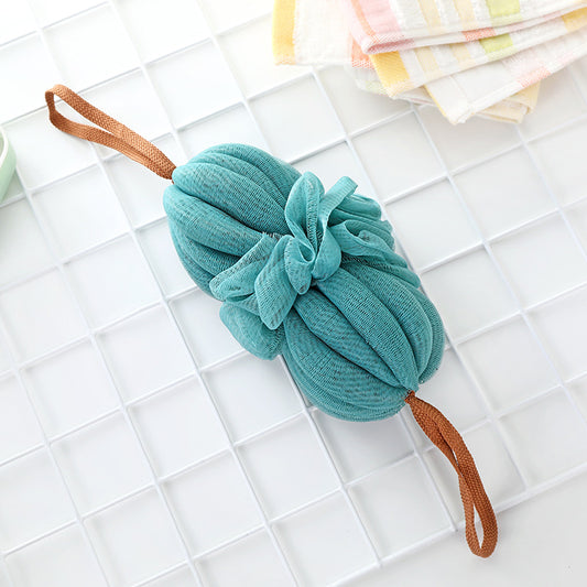 Japanese Exfoliating Bath Cloth & Bath Ball Set-Deep Clean Body Scrubber-Shower Back Scrubber & Loofah Set