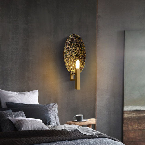 Modern Copper LED Wall Light - Luxury Minimalist Wall Sconce with Warm Light