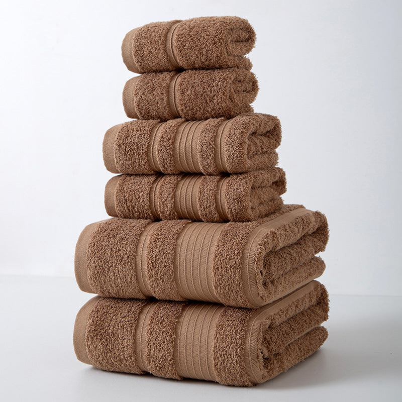 Luxury 6-Piece Cotton Towel Set – Soft & Ultra Absorbent Bathroom Towels