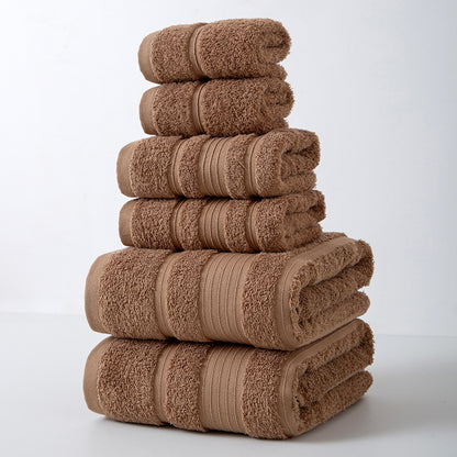 Luxury 6-Piece Cotton Towel Set – Soft & Ultra Absorbent Bathroom Towels