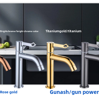 304 Stainless Steel Basin Mixer Tap–Modern Bathroom Vanity Sink Faucet