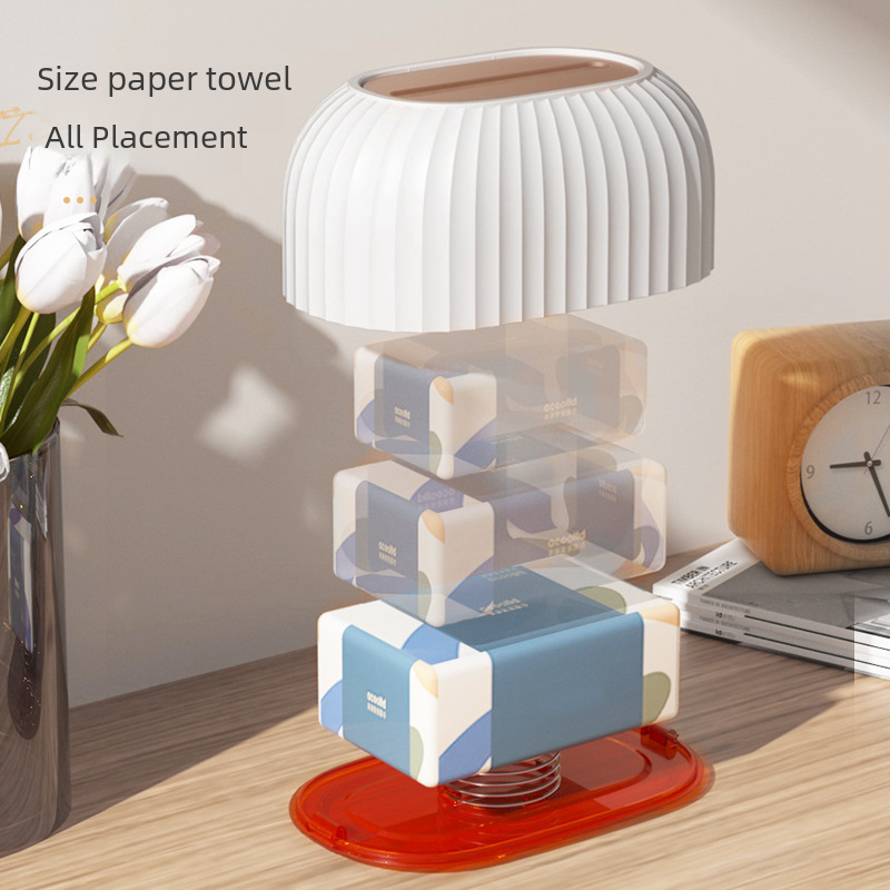 Luxury Tissue Box Holder–Modern Paper Towel Storage Case with Lid, Decorative Living Room Organiser