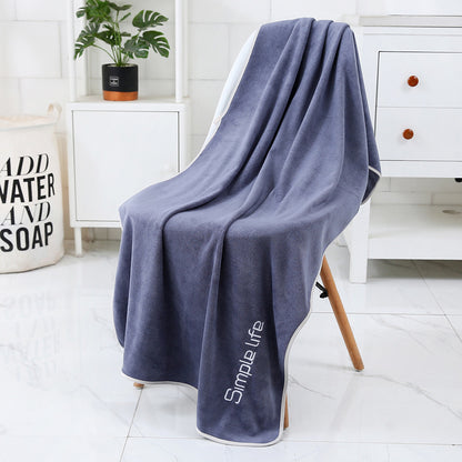 Superfine Fiber Bath Towel 70x140cm-Ultra Soft Absorbent Microfiber Bathroom Towel-Quick Dry Luxury Bath Towel