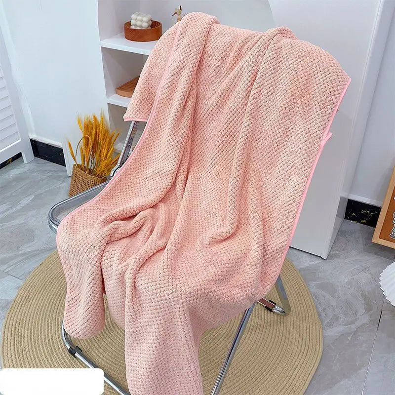 Soft Cotton Bath Towel 70x140cm-Quick Dry Absorbent Bathroom Towel-Lightweight Luxury Towels for Home & Beach