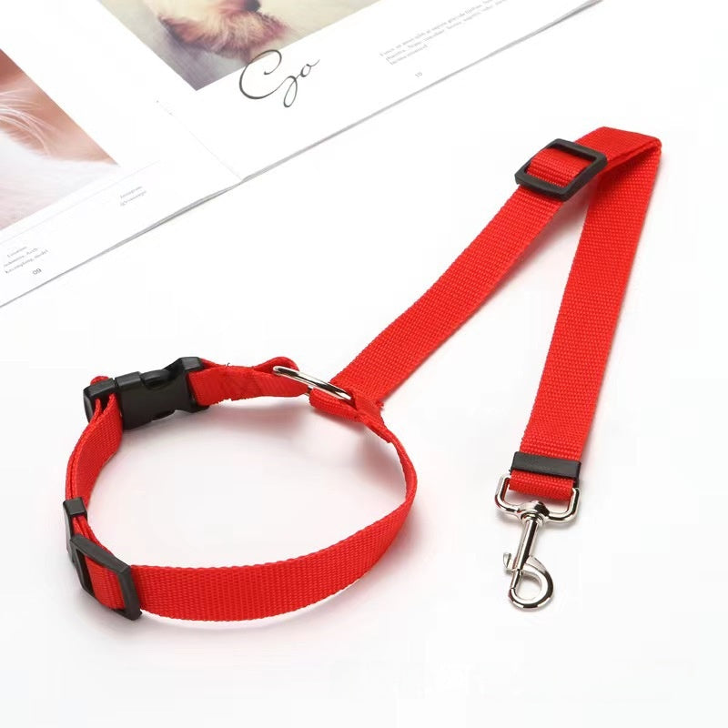 Adjustable Pet Car Safety Seat Belt – Headrest Dog & Cat Travel Restraint