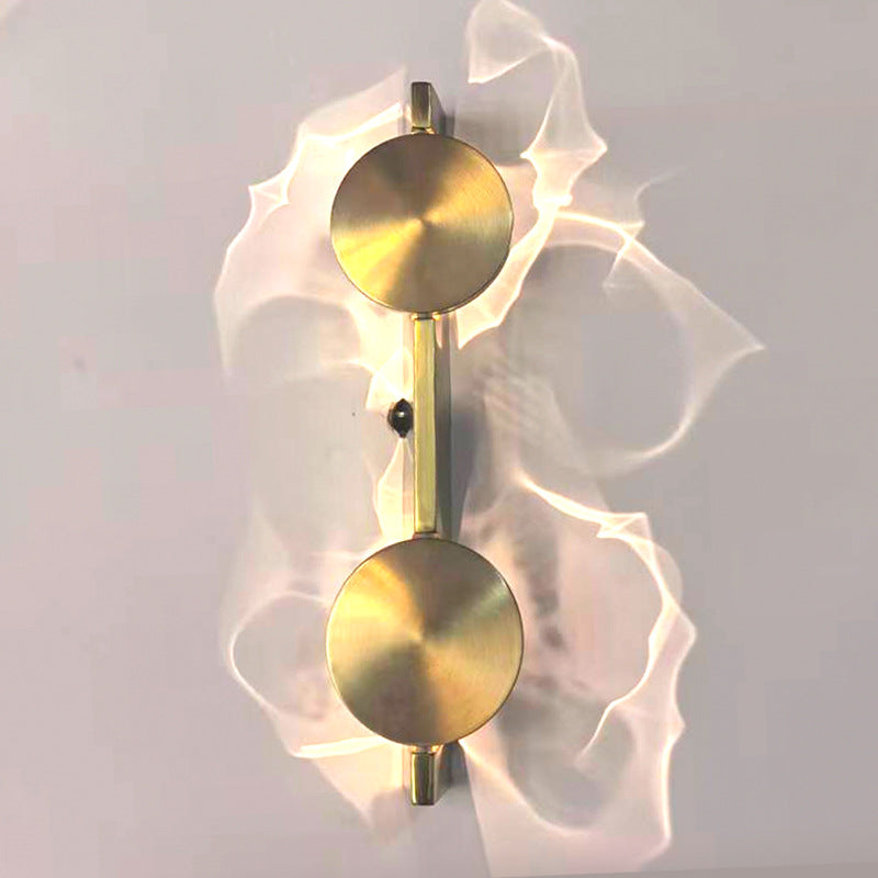 Modern LED Wall Light - Ripple Effect Designer Wall Sconce with Voice Control