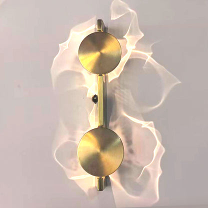 Modern LED Wall Light - Ripple Effect Designer Wall Sconce with Voice Control