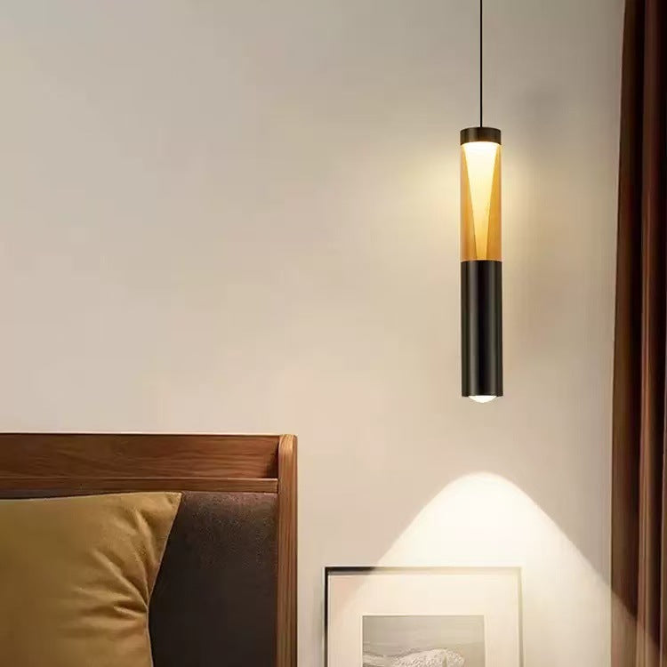 Modern Adjustable LED Pendant Light - Minimalist Single Head Hanging Ceiling Lamp