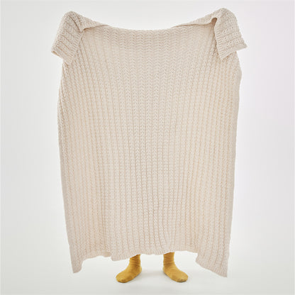 Luxury Chenille Throw Blanket–Soft Nordic Sofa & Bed Blanket