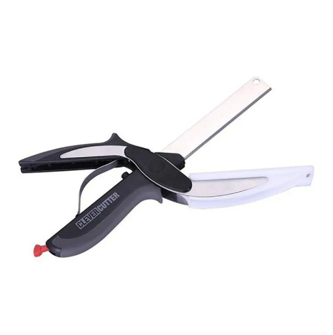 2-in-1 Kitchen Scissors & Cutting Board–Stainless Steel Food Cutter Knife for Vegetables, Fruits & Meat