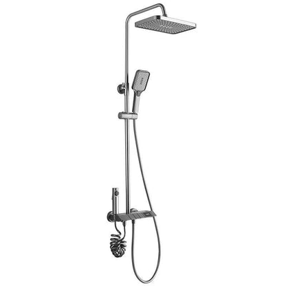Luxury Digital Thermostatic Rain Shower Set–Concealed Bathroom Shower System With LED Temperature Display