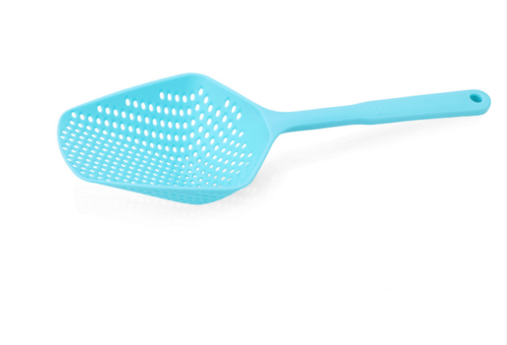 Large Kitchen Scoop Shovel–Nylon Plastic Food Scoop for Ice, Drainage & Serving (Multi-Purpose Kitchen Tool)