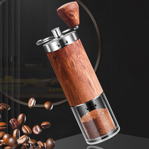 Premium Manual Coffee Grinder–Stainless Steel Hand Crank Coffee Mill With Ceramic Burr