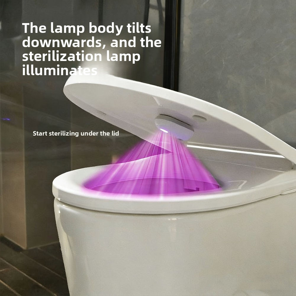 Smart UV Toilet Steriliser & Deodoriser–Automatic Motion Sensor UVC Toilet Light
