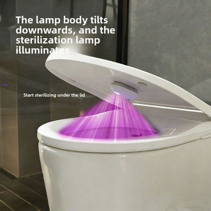 Smart UV Toilet Steriliser & Deodoriser–Automatic Motion Sensor UVC Toilet Light