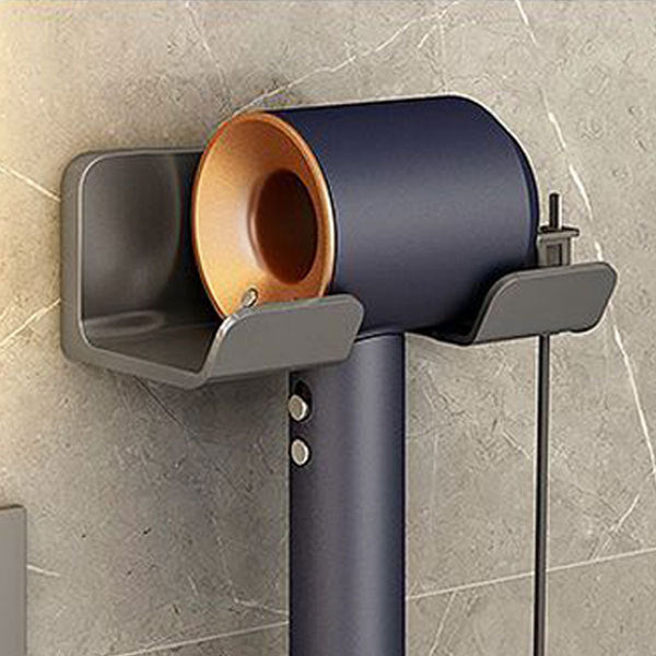 Wall Mounted Hair Dryer Holder No Drill-Multi-Function Bathroom Storage Rack-Blow Dryer & Styling Tools Organiser