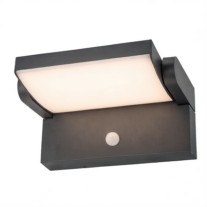 18W Outdoor LED Wall Light - IP54 Waterproof Rotatable Wall Lamp with Optional Motion Sensor