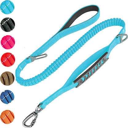 Heavy-Duty Bungee Dog Leash–Shock Absorbing Tactical Lead For Medium & Large Dogs