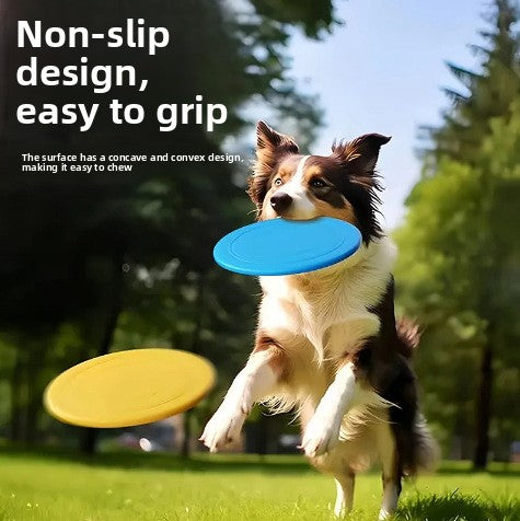 Durable Dog Frisbee–Interactive Bite-Resistant Frisbee Toy For Outdoor Play