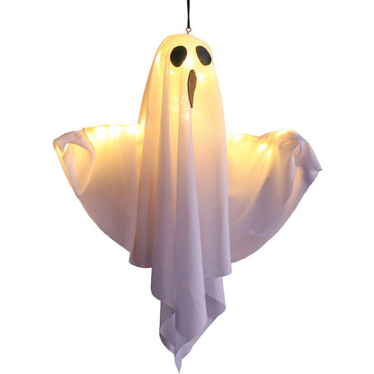 LED Screaming Hanging Ghost – Halloween Light-Up Decoration