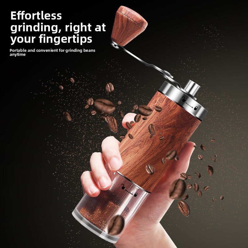 Premium Manual Coffee Grinder–Stainless Steel Hand Crank Coffee Mill With Ceramic Burr