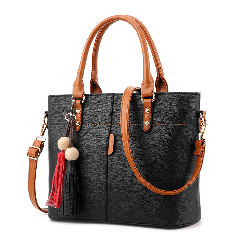 Women's Large Capacity Designer Handbag–Elegant Shoulder & Crossbody Tote Bag