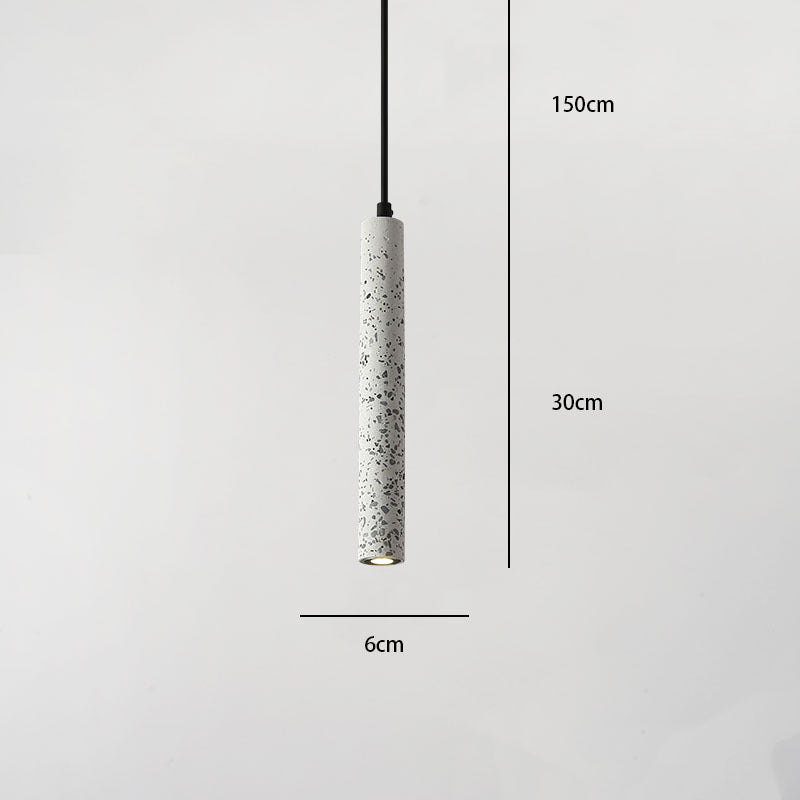 Nordic Terrazzo Pendant Light - Modern Cement & Marble LED Hanging Lamp