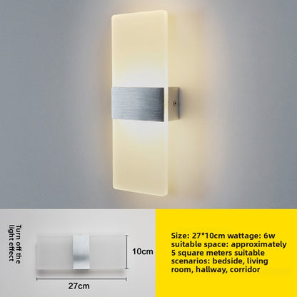 Modern Stylish LED Wall Light–3-Colour Dimmable Minimalist Wall Sconce