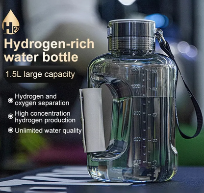 1500ml Hydrogen Water Bottle–Rechargeable Hydrogen-Rich Water Generator for Everyday Hydration