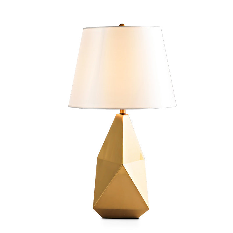 Modern Gold Table Lamp - Artistic Bedside & Study Lamp