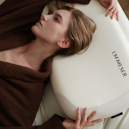 Ergonomic Neck Support Pillow - Soft Slow-Rebound Cervical Sleeping Pillow with Cotton Cover