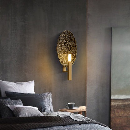 Modern Copper LED Wall Light - Luxury Minimalist Wall Sconce with Warm Light